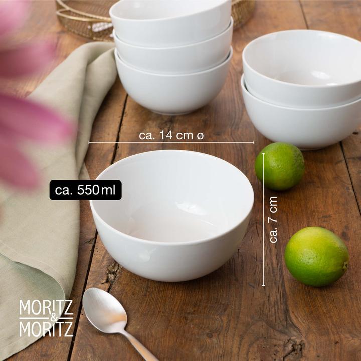 Produktbild Moritz & Moritz BASIC Schüssel Set 6 - teilig (14 cm, 0.50 l, 6 x)