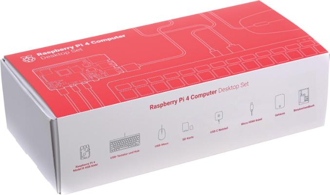 Immagine prodotto Raspberry Pi Kit Desktop ufficiale senza PI4 versione francese