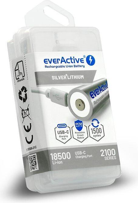 Actual product image Everactive 18500 Li-Ion (1 pcs., 18500, 2100 mAh)