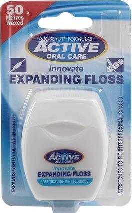 Image du produit Beauty Formulas Active Oral Care - Expanding Floss Dental Mint Swell Made Of Fluorine 50 (50 m)