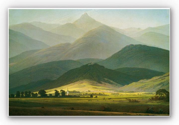 Image du produit Trenddeko Friedrich - Paysage de montagne (30 x 20 cm)
