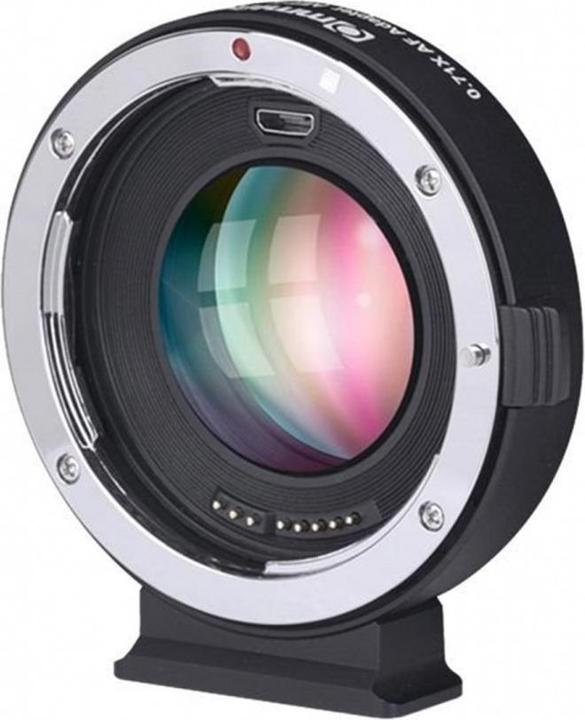 Immagine prodotto Commlite Adattatore Booster Canon EF a MFT (Convertitore grandangolare, Canon EF)