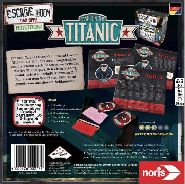 Produktbild Noris Escape Room Dawn of the Zombies Erweiterung (Deutsch)