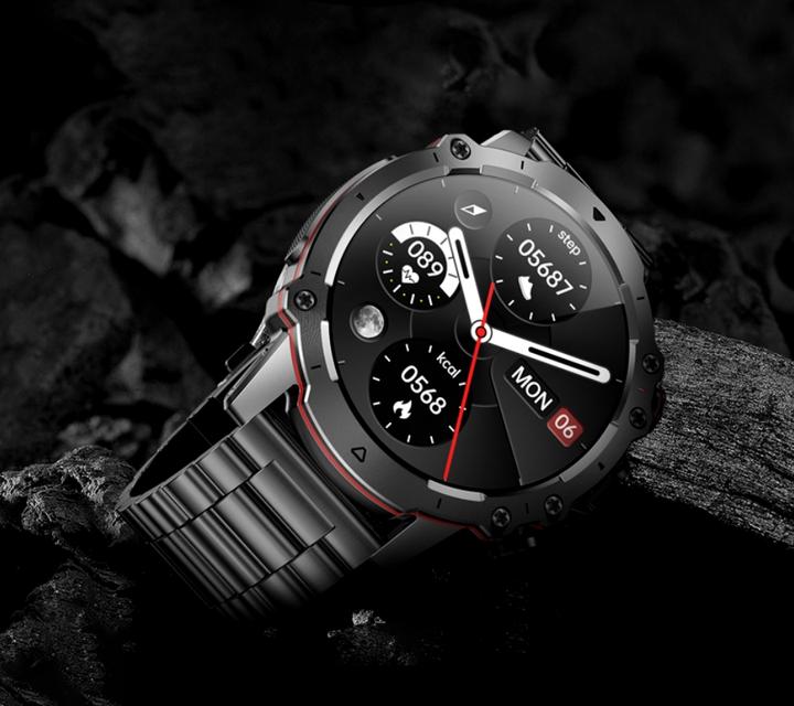 Actual product image Herren-Smartwatch RNCF18-1 SCHWARZ Armband + Armband