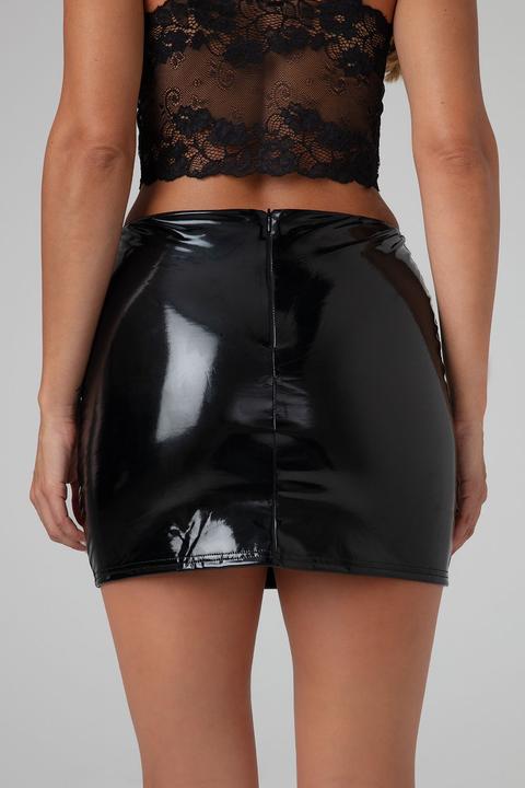 Produktbild Christine Le Duc Mini Skirt Black Love - black (L)