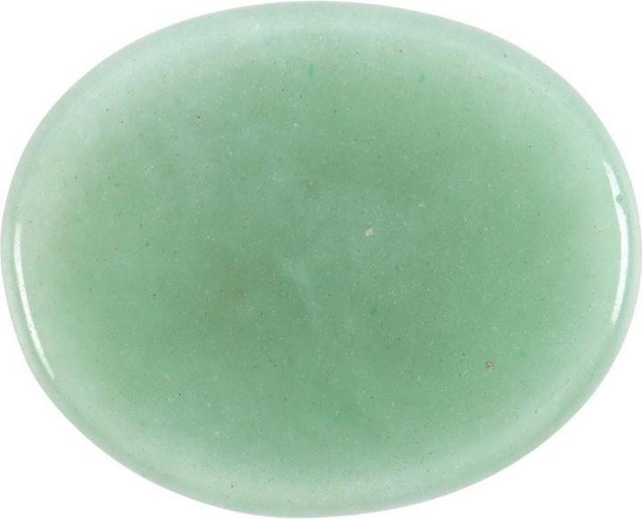 Actual product image Something Different Good Luck Adventurine Palm Stone (1 ml)
