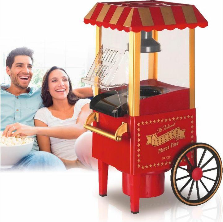 Produktbild Sogo Popcornmaschine Retro-Wagen