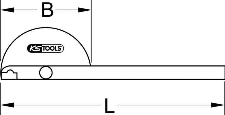 KS Tools Protractor