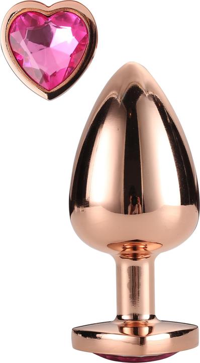 Dream Toys Gleaming Love Rose Gold Plug Medium