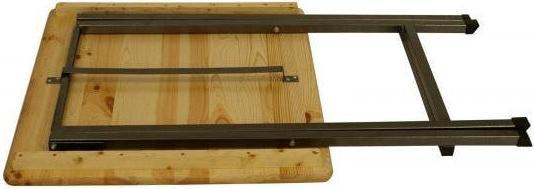 Produktbild Degamo Bartisch Bistrotisch Partytisch klappbar eckig ZÜRICH (78 cm)