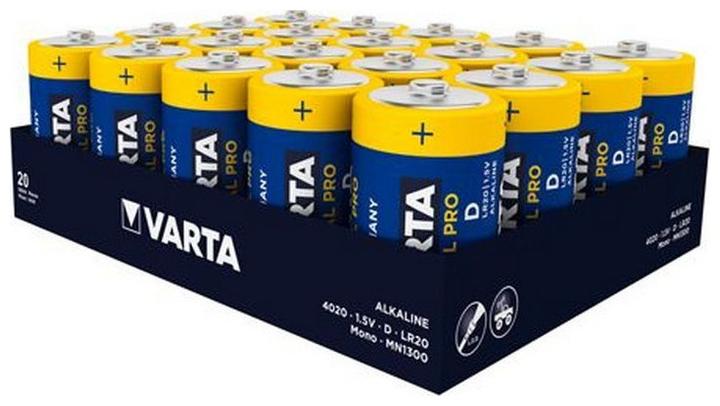 Immagine prodotto Varta Industriale (20 pz., D, 17000 mAh)