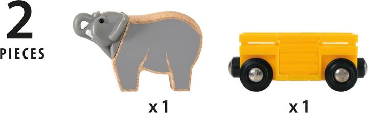 Produktbild Brio Elefant und Wagen
