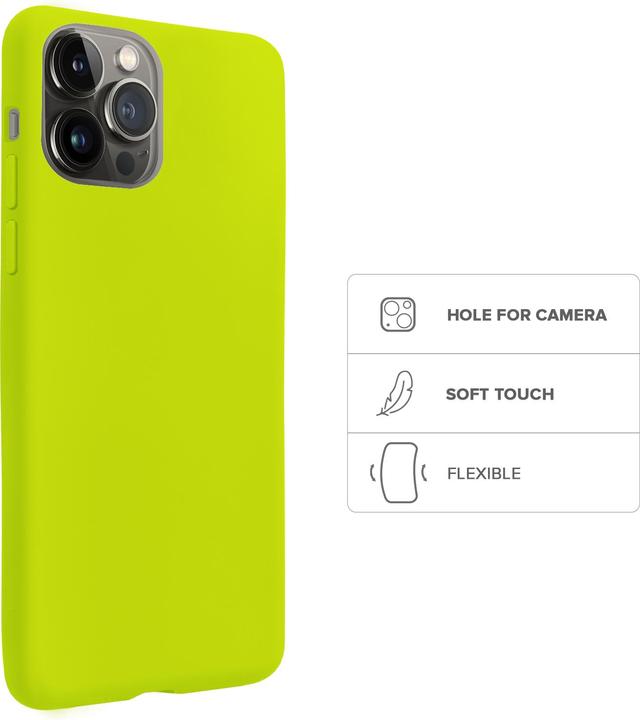 Produktbild SBS Rainbow Case iPhone 13 Pro Max acid green color (Apple iPhone 13 Pro Max)
