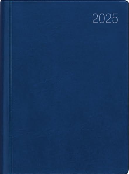 Produktbild Taschenkalender 2025 blau, 10,2x14,2cm, Taschenplaner mit 400 Seiten im flexiblem (10 x 14 cm, Deutsch)
