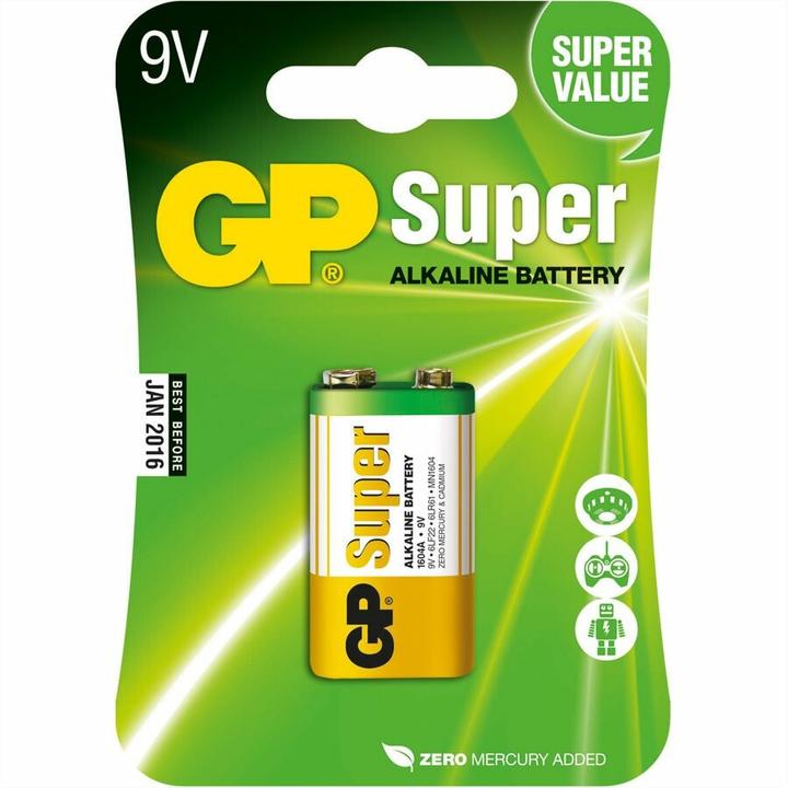 Produktbild Ansmann GP Super (1 Stk., 9V Block)