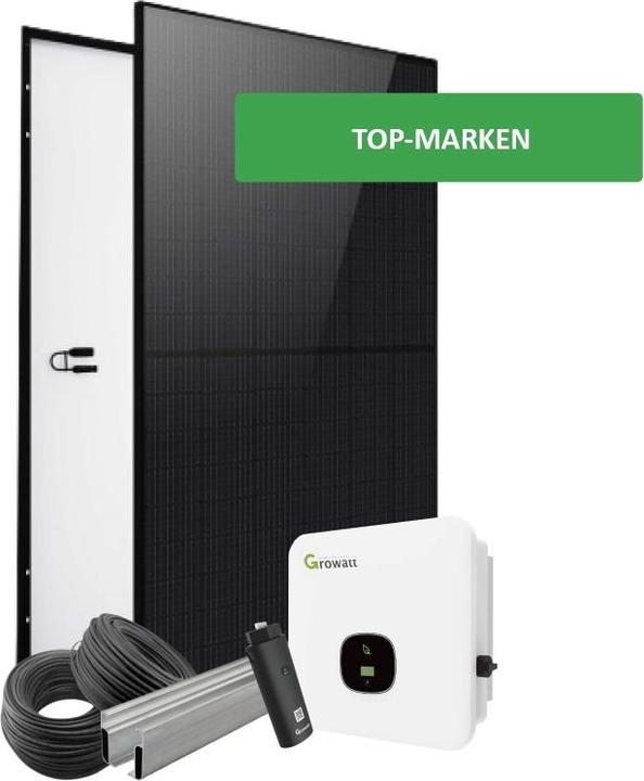 Produktbild Growatt Solaranlage 5 kWp mit Batteriespeicher 5,12 kWh - Komplettset - Für alle Dachtypen