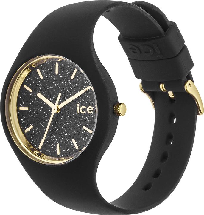 Actual product image ICE Watch Ice Glitter Black S (Analogue wristwatch, 37 mm)