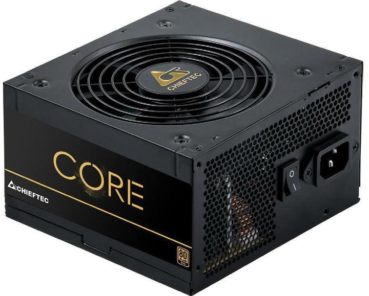 Immagine prodotto Chieftec Alimentatore ATX serie Core BBS-700S, ventola da 12 cm, 700 W, 80 PLUS® Gold, PFC attivo (700 W)
