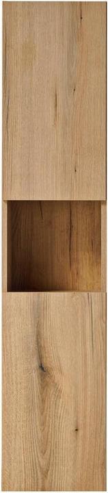 Image du produit En.Casa Armoire haute Newport 140x30x25 cm imitation chêne
