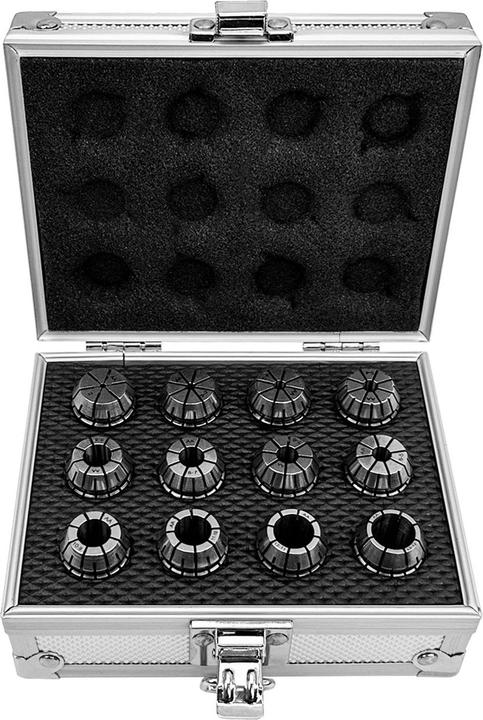 Image du produit Paulimot ER20-Spannzangen-Set 2-13 mm 12-teilig im ALU-Kasten