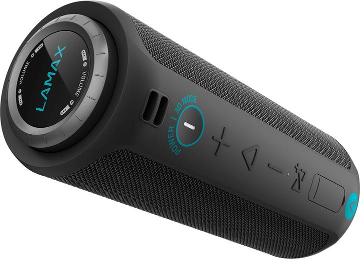 Actual product image Lamax Sounder2 Max Stereo Portable Speaker Black (20 h, Electrical connection)
