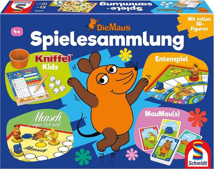 Produktbild Schmidt Spiele Die Maus, Spielsammlung (d) (Deutsch, Niederländisch, Französisch, Italienisch)