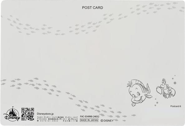 Immagine prodotto Disney Ariel, Flounder, Sebastian cartolina lenticolare (1 pz.)