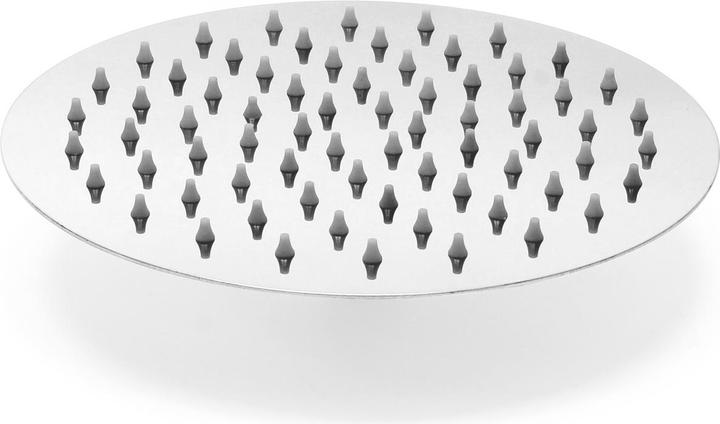 Image du produit Wiltec Pommeau de douche Rond 20cm Pomme Jet de pluie Tête de douche Effet pluie Acier inoxydable Accessoir