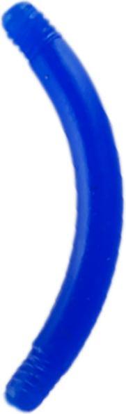 Produktbild Star Piercing Micro Bananen-Stab dunkelblau (Acryl, ohne Messing)