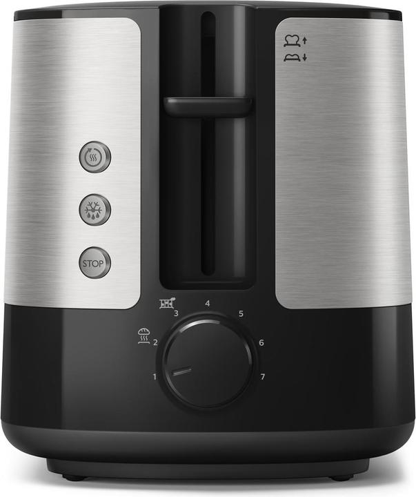 Immagine prodotto Philips Viva Collection HD2635/90 tostapane 2 fette Nero, Titanio