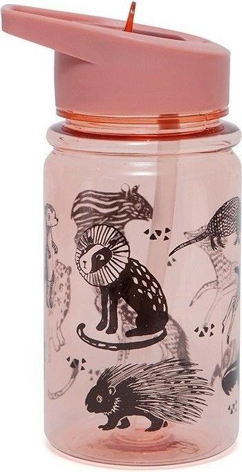 Produktbild Petit Monkey Strohhalm-Flasche, Black Animals (0.36 l)
