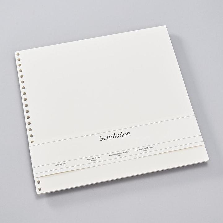 Semikolon 23 hole raw white