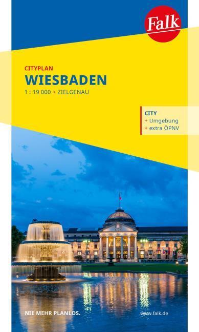 Immagine prodotto Falk Mappa della città di Wiesbaden 1:19.000