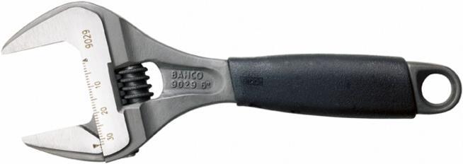 Produktbild Bahco ERGO 38-mm-Rollgabelschlüssel mit extragrosser Öffnungsweite, Zentralmutter und Gummigriff, phospha (38 mm)