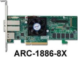Immagine prodotto Areca Controller Raid ARC-1886-8X 8 porte Tri Mode PCIe 4.0 x8 2x SFF 8644 (esterno) LP