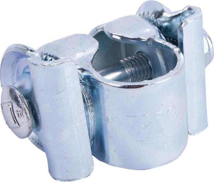 Actual product image Selle Royal Clamp silver 3 Components + locknut (No packaging)