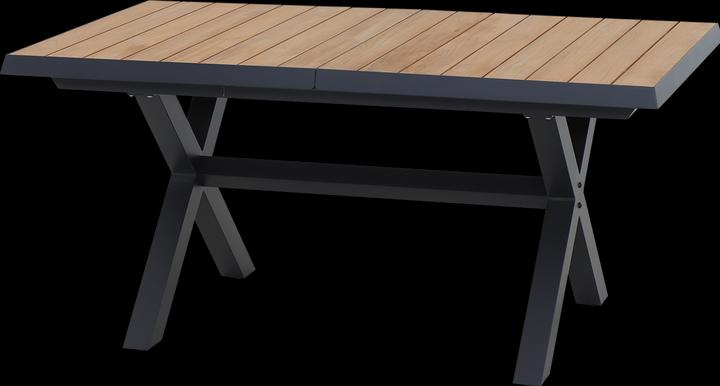 Produktbild Siena Garden Sincro Ausziehtisch 160/200x90cm matt anthrazit / Teak FSC (160 cm)