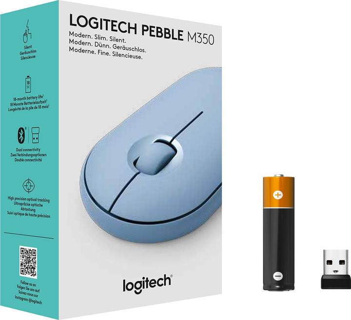 Actual product image Logitech Pebble M350 (Wireless)
