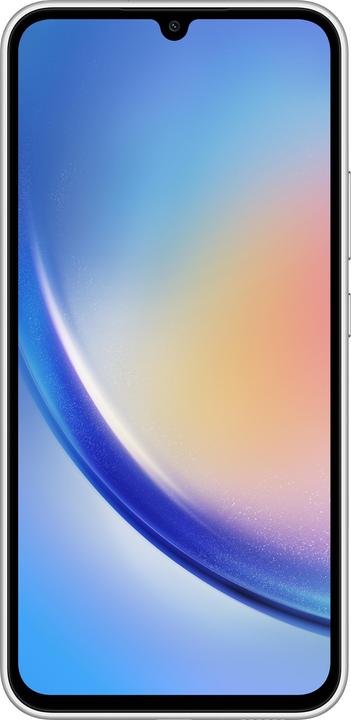 Actual product image Samsung Galaxy A34 5G (256 GB, Awesome Silver, 6.60", Dual SIM, 48 Mpx, 5G)