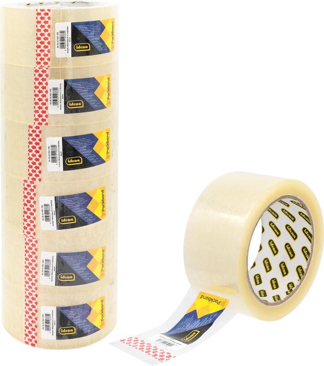 Immagine prodotto Idena Packband geräuscharm transparent 5cmx66m