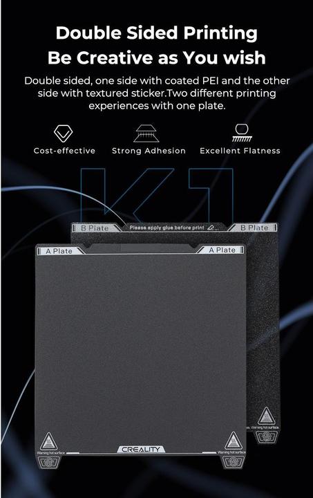 Actual product image Creality Print platform double-sided (Printing bed)