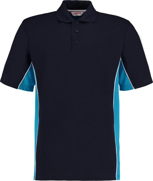 Marineblau, Weiss, Türkis