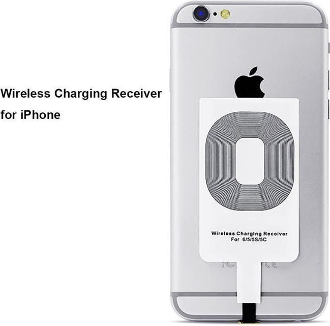 Produktbild JTI Qi-Adapter - kabelloses Ladegerät-Empfängermodul für iPhone - Weiss