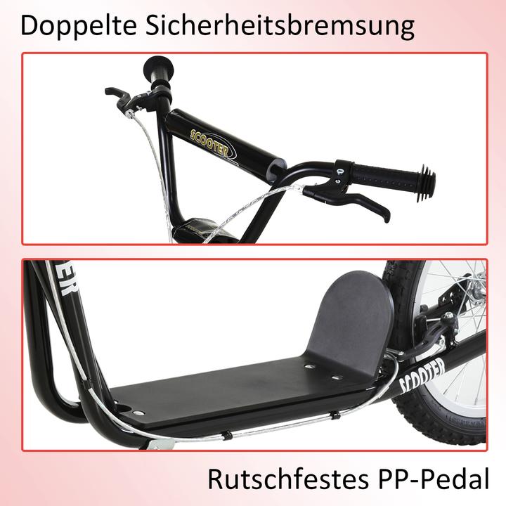 Produktbild Homcom Kinderscooter mit Handbremse