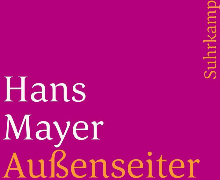 Immagine prodotto Aussenseiter (Tedesco, Hans Mayer, 1981)