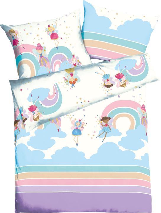 Produktbild Kaeppel Biber Bettwäsche Rainbow Fairies bunt