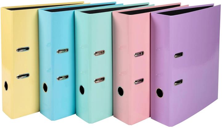 Actual product image Exacompta Folder Aquarel 8cm X53565E pastel mauve A4 (A4, 80 mm, 1 Piece)