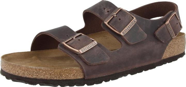 Birkenstock Milano Nubukleder geölt Normal (44)