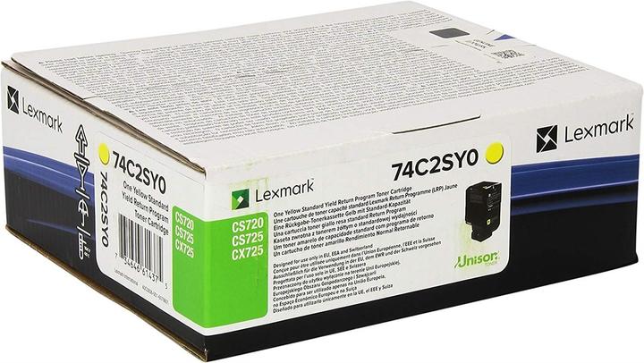 Produktbild Lexmark 74c2sy0 (Y)