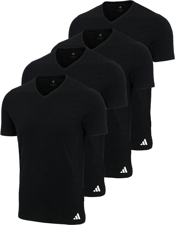 Immagine prodotto adidas 4er Pack Active Flex Cotton Unterhemd / Shirt Kurzarm (XL)